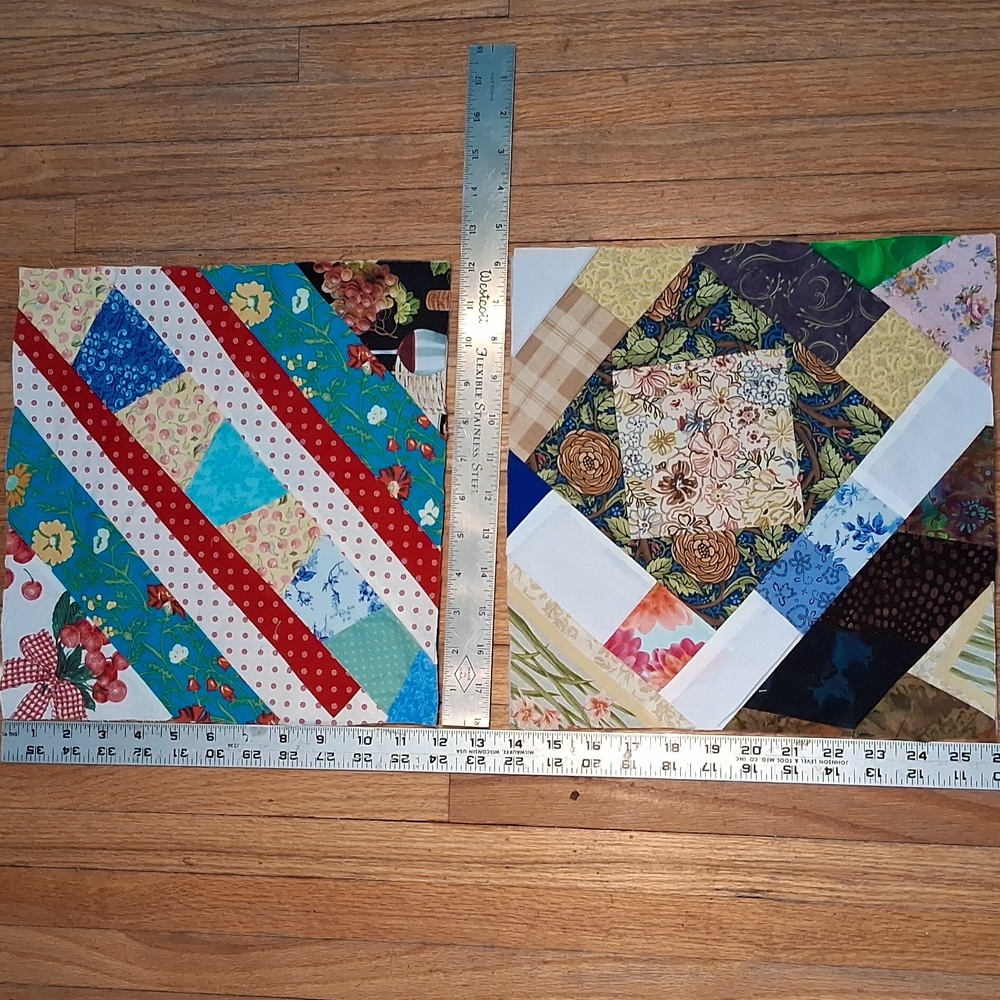 Handmade Patchwork Quilt Squares for Crafts For Sewing 4247